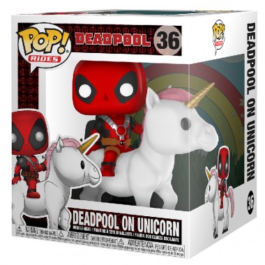Figurine Pop Deadpool on Unicorn (Deadpool)
