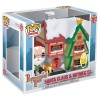 Figurine Pop Santa Claus and Nutmeg with Santa's house (Peppermint Lane)