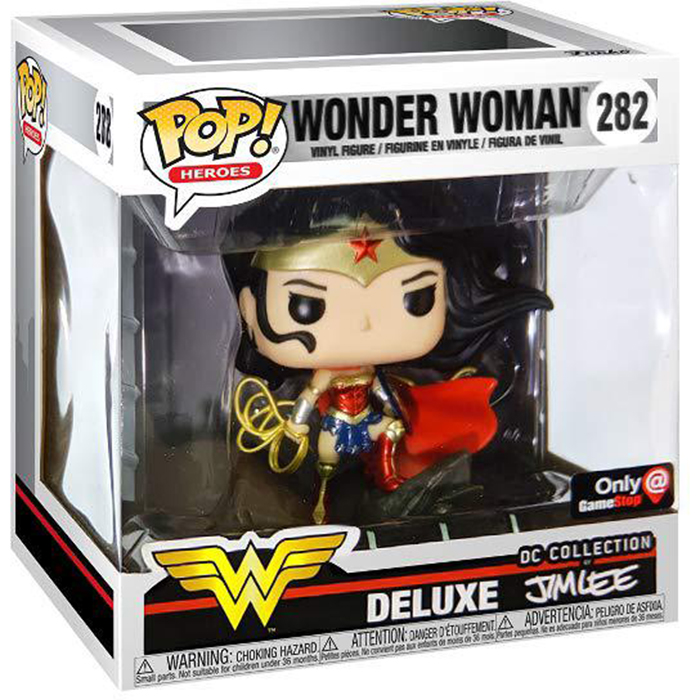 Figurine Pop Wonder Woman deluxe (Wonder Woman) #282 pas cher