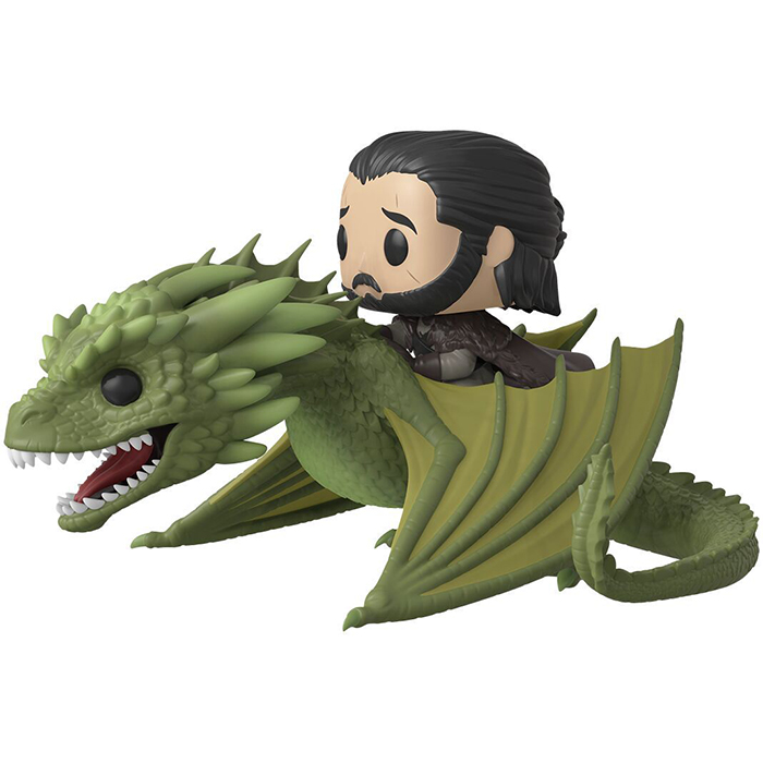 Figurines Pop Jon Snow & Rhaegal (Game Of Thrones)