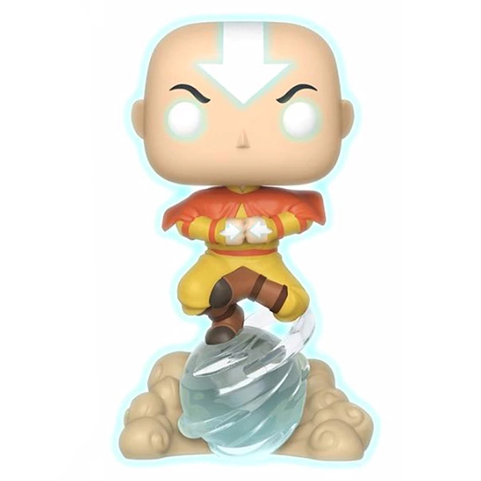 Figurine Pop Aang on Airscooter glows in the dark (Avatar The Last Airbender)