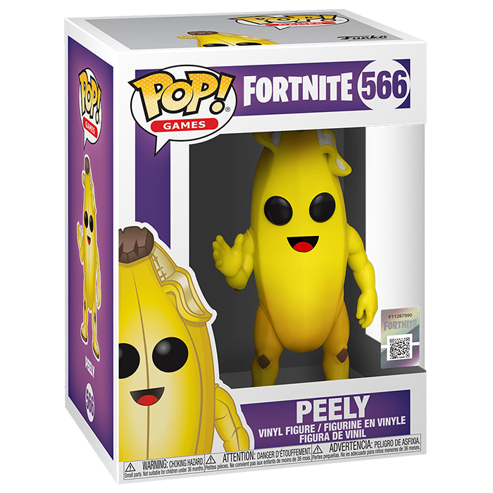 Figurine Funko Pop Peely (Fortnite) dans sa boîte