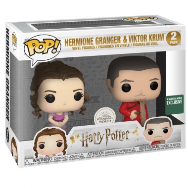 Figurines Pop Hermione Granger et Viktor Krum Yule Ball (Harry Potter)