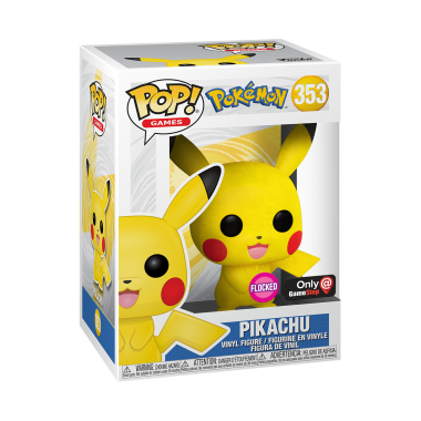 Figurine Pop Pikachu flocked (Pokemon)