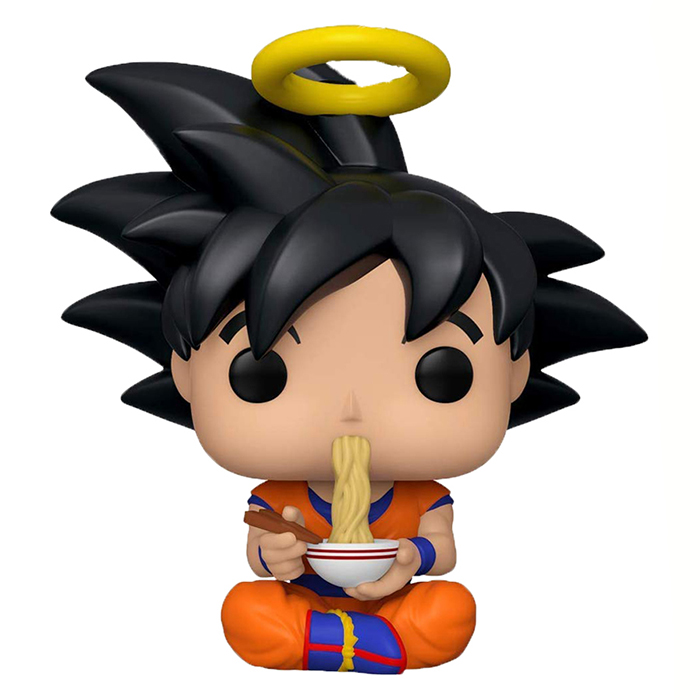 Figurine Pop Goku eating noodles (Dragon Ball Z)