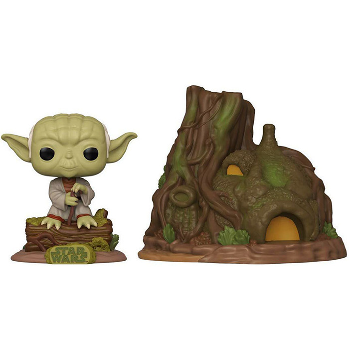 Figurine Pop Dagobah Yoda with Hut (Star Wars)