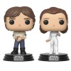Figurine Pop Han Solo & Princess Leia (Star Wars)