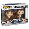 Figurine Pop Han Solo & Princess Leia (Star Wars)