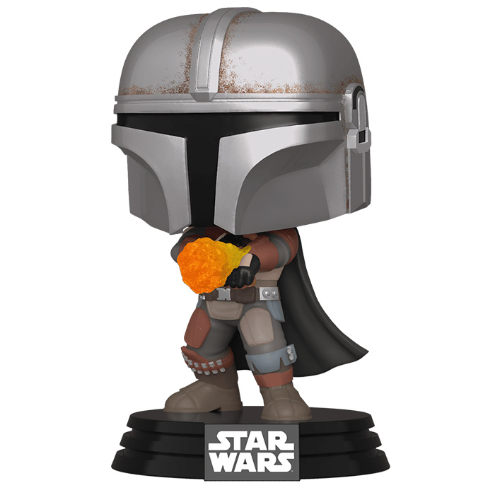 Figurine Pop The Mandalorian flame throwing (Star Wars The Mandalorian)