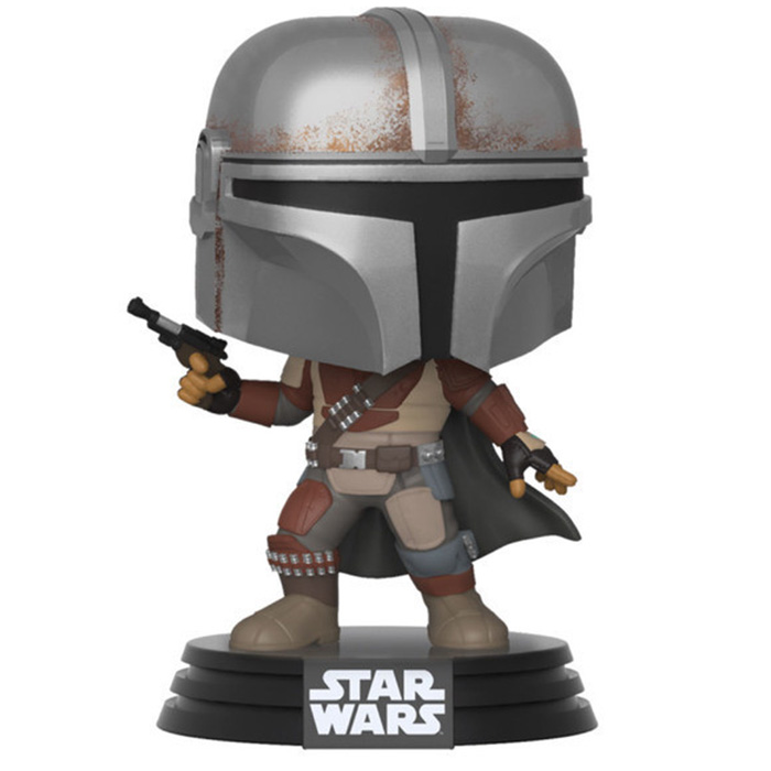 Figurine Pop The Mandalorian with pistol (Star Wars The Mandalorian)