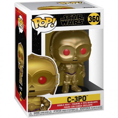 Figurine Pop C3-PO with red eyes (Star Wars)
