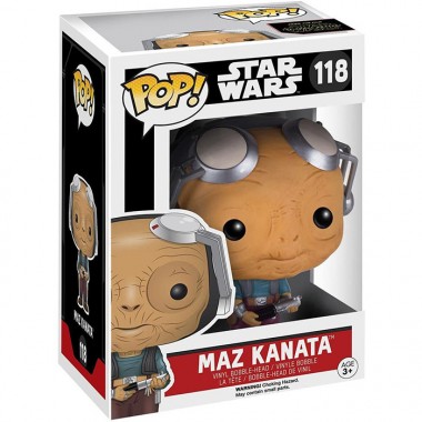 Figurine Pop Maz Kanata avec lunettes sur la tête (Star Wars)