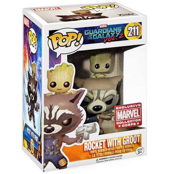 Figurine Pop Rocket with Groot (Guardians Of The Galaxy Vol.2