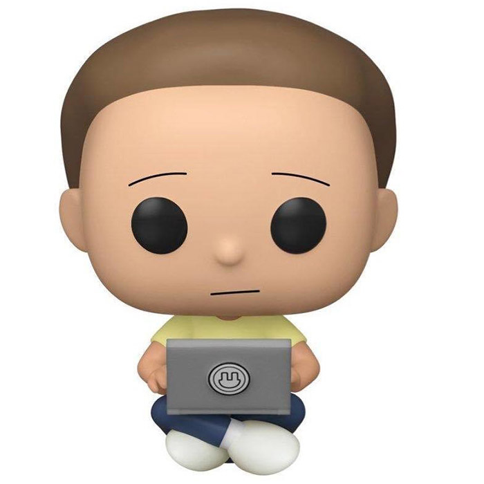 Figurine Pop Morty with laptop (Rick and Morty)