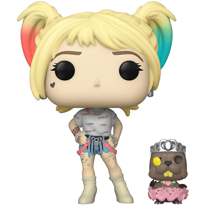 Figurine Pop Harley Quinn with beaver (Birds of Prey)