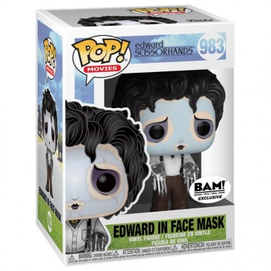 Figurine Pop Edward Scissorhands with Face Mask (Edward aux Mains d'Argent)
