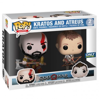 Figurine Pop Kratos et Atreus (God Of War)