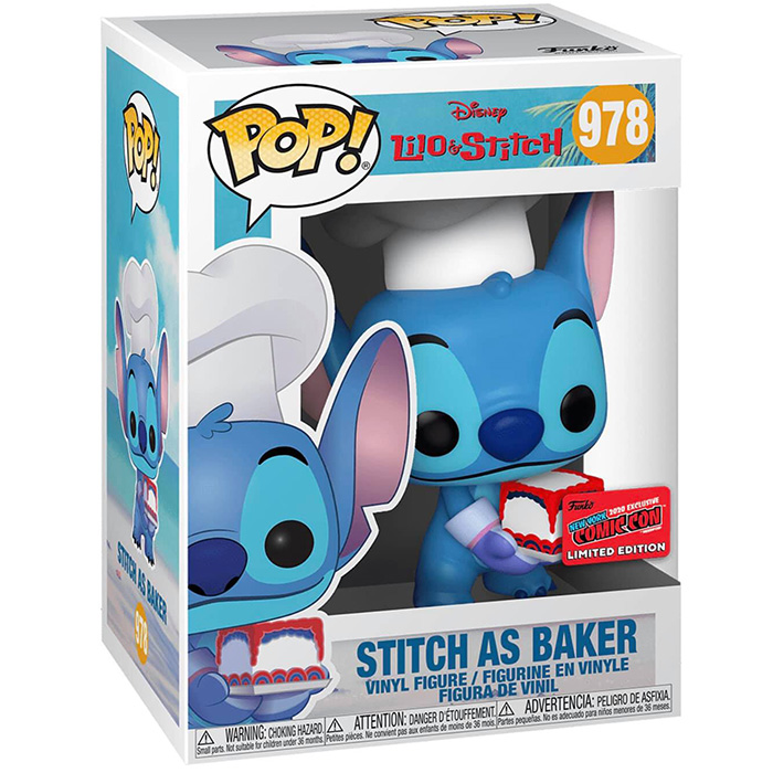Figurine Pop Stitch Baker (Lilo & Stitch) #978 pas cher