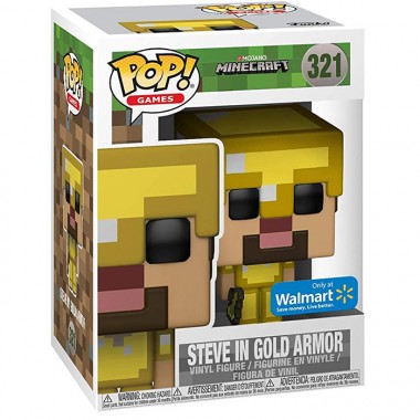 Figurine Pop Steve gold armor (Minecraft)