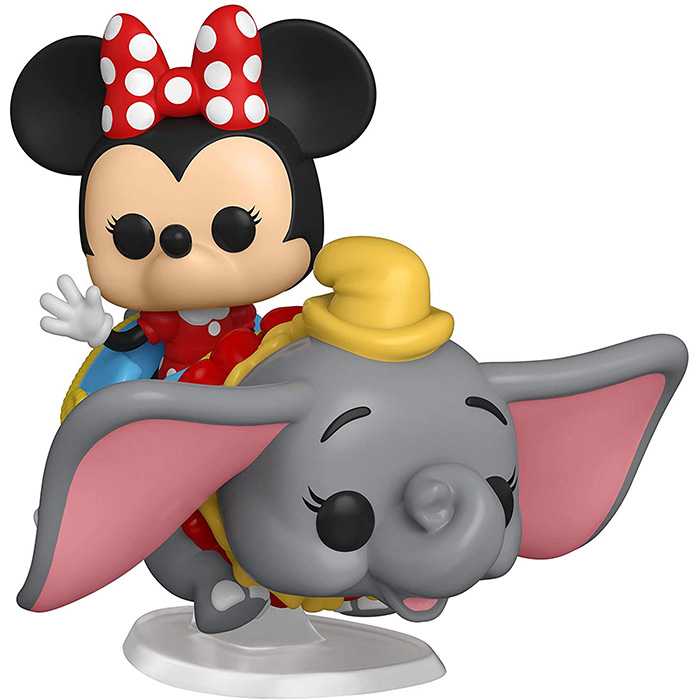 Figurine Pop Dumbo the flying elephant attraction and Minnie (Disneyland Resort)