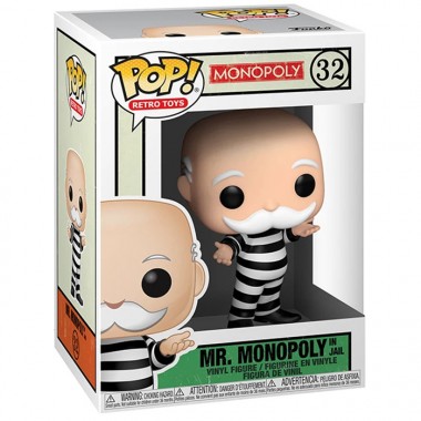Figurine Pop Mr Monopoly in jail (Monopoly)