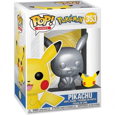 Figurine Pop Pikachu Silver (Pokemon)
