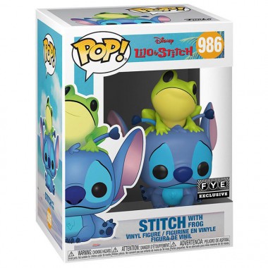 Figurine Pop Stitch with frog (Lilo & Stitch)