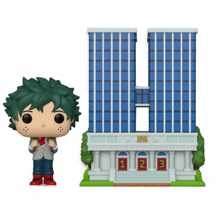 Figurines Pop UA High School with Izuku Midoriya (My Hero Academia)