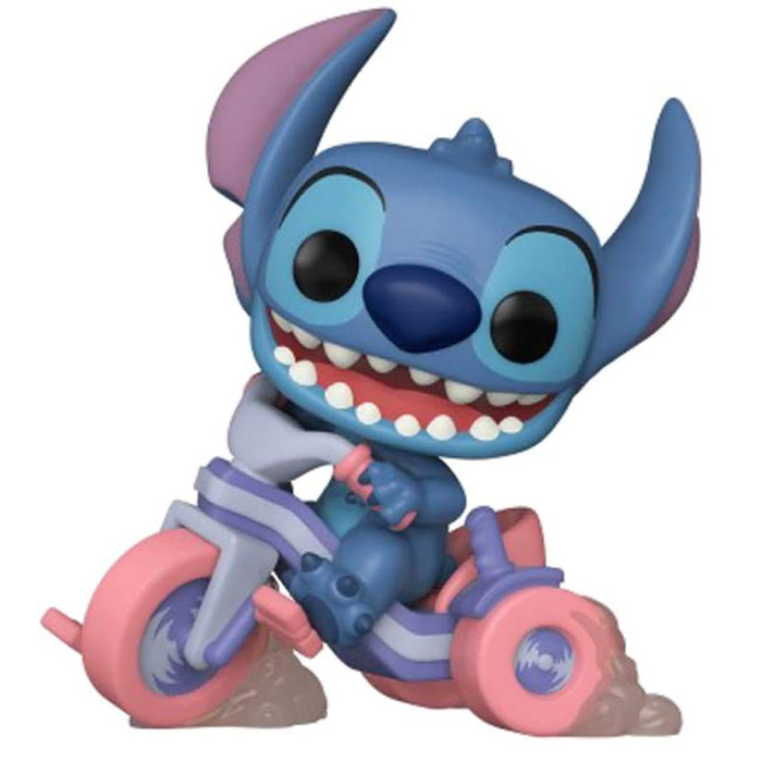 Figurine Pop Stitch on tricycle (Lilo & Stitch)