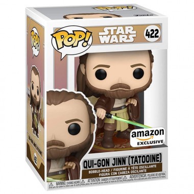 Figurine Pop Qui-Gon Jinn Tatooine (Star Wars)