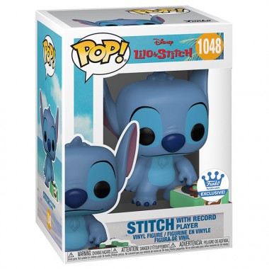 Figurine Pop Stitch with record player (Lilo & Stitch)
