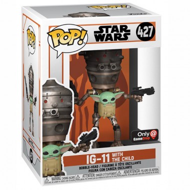 Figurine Pop IG-11 with The Child (Star Wars The Mandalorian)