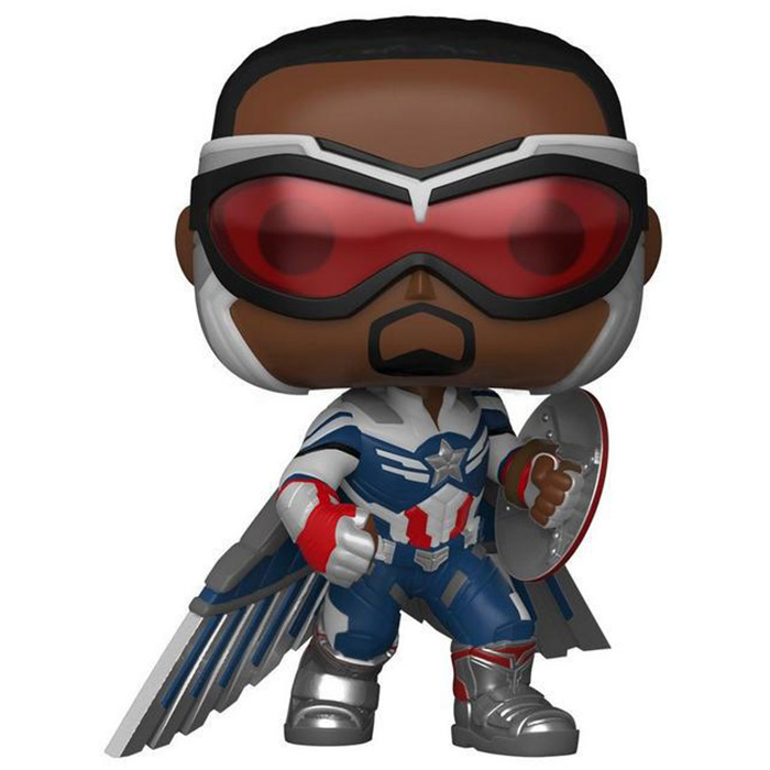 Figurine Pop Captain America Hero Landing (The Falcon And The Winter Soldier)