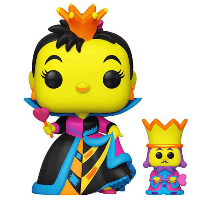 Figurine Pop Queen of Hearts with King black light (Alice Au Pays Des Merveilles)