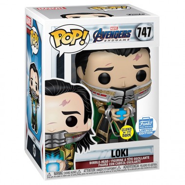 Figurine Pop Loki avec Tesseract (Avengers Endgame)
