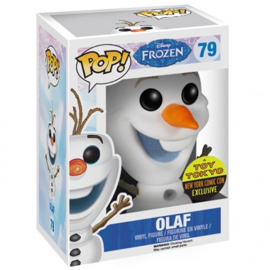Figurine Pop Olaf flocked (La Reine des Neiges)