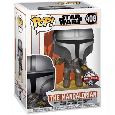 Figurine Pop The Mandalorian with jet pack (Star Wars The Mandalorian)