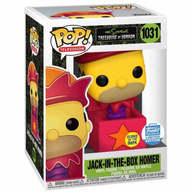 Figurine Pop Jack-in-the-box Homer glows in the dark (The Simpsons)