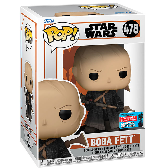 Figurine Pop Boba Fett sans armure (Star Wars The Mandalorian)