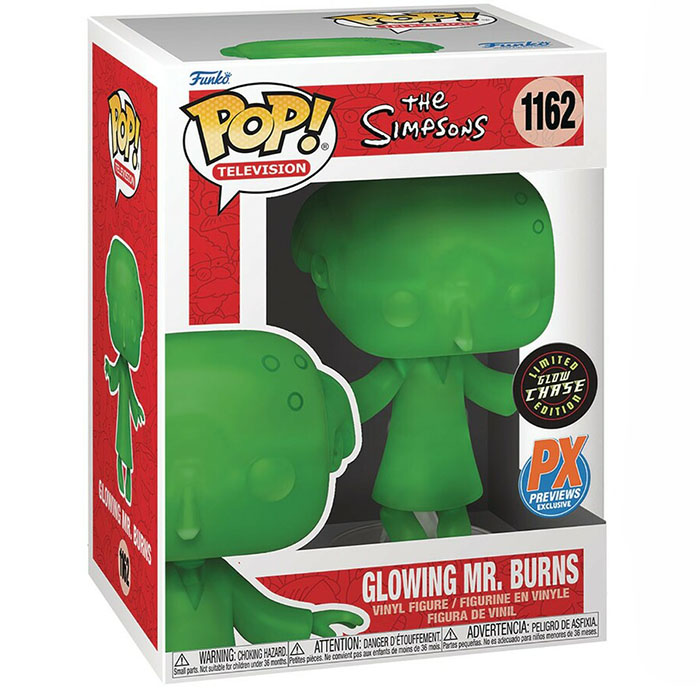 Figurine Pop Glowing Mr Burns chase (The Simpsons)