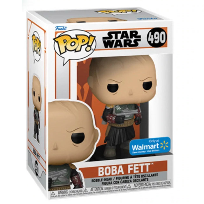 Figurine Pop Boba Fett unmasked (Star Wars The Mandalorian)