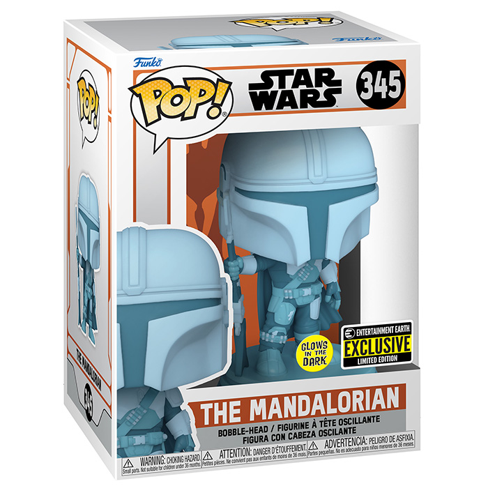 Figurine Pop The Mandalorian glows in the dark (Star Wars The Mandalorian)