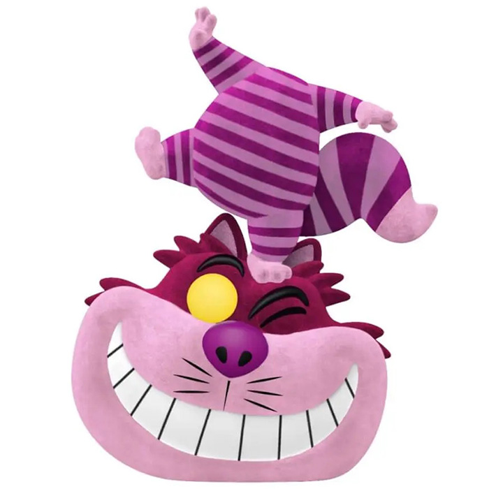 Figurine Pop Cheshire Cat standing on head glows in the dark flocked (Alice Au Pays Des Merveilles)