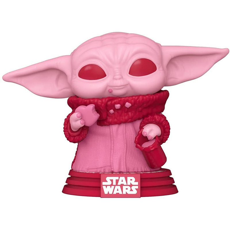 Figurine Pop Grogu with cookies Pink (Star Wars The Mandalorian)