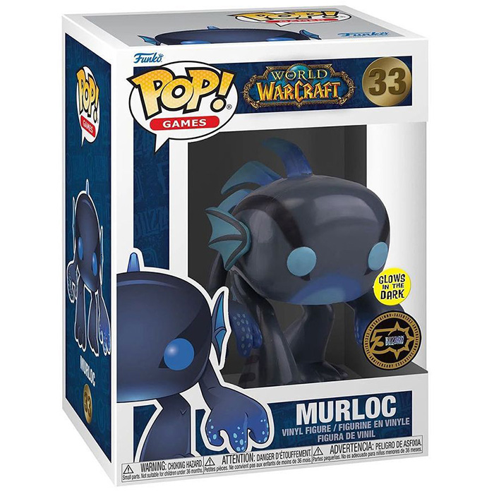 Figurine Pop Murloc bleu glows in the dark (World Of Warcraft)