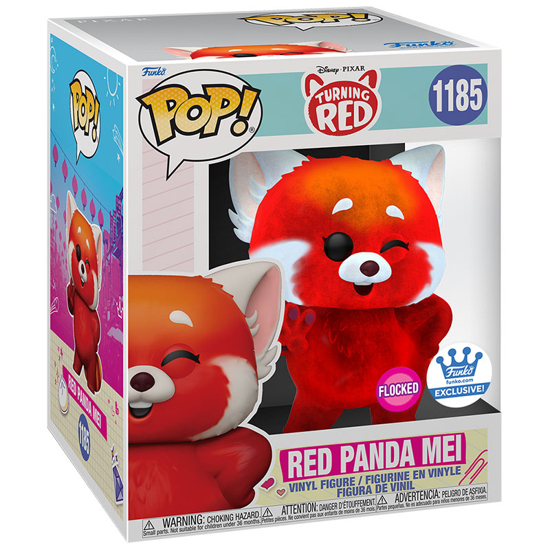 Figurine Pop Red Panda Mei flocked (Turning Red)
