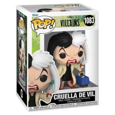 Figurine Pop Cruella De Vil Disney Villains (Les 101 Dalmatiens)