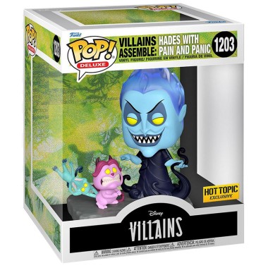 Figurine Pop Villains Assemble: Hades with Pain and Panic (Hercules)