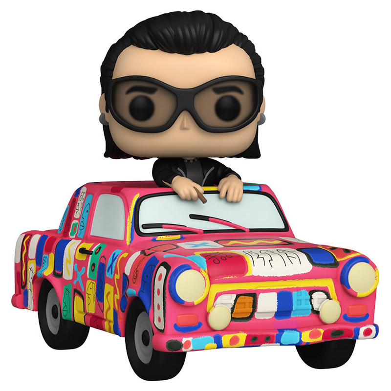 Figurine Pop Bono with Achtung Baby Car (U2)