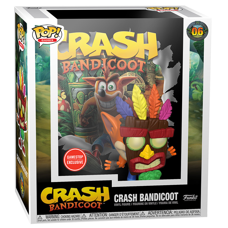 Figurine Pop Crash Bandicoot Game Cover (Crash Bandicoot)